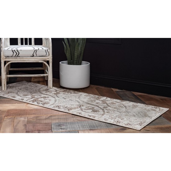 Rug Unique Loom Rushmore Tan Runner 3' 0 x 9' 10