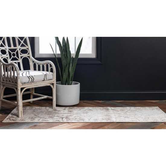 Rug Unique Loom Rushmore Tan Runner 3' 0 x 9' 10