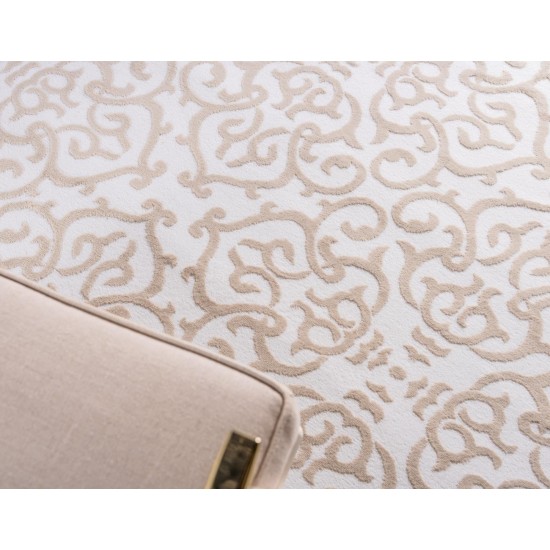 Rug Unique Loom Rushmore White Runner 2' 0 x 6' 0