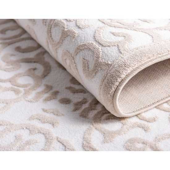 Rug Unique Loom Rushmore White Runner 2' 0 x 6' 0