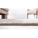 Rug Unique Loom Rushmore Tan Runner 2' 0 x 6' 0
