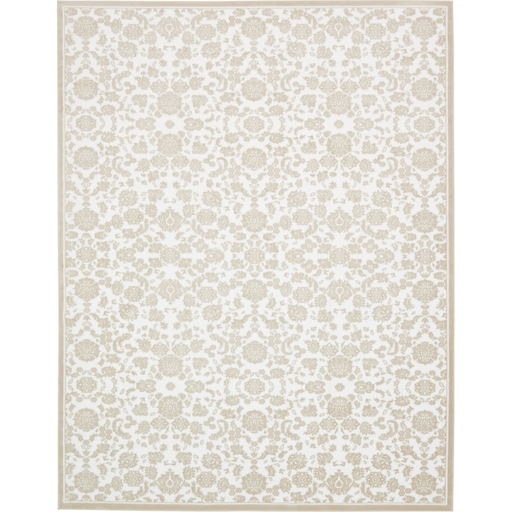 Rug Unique Loom Rushmore Snow White Rectangular 10' 0 x 13' 0