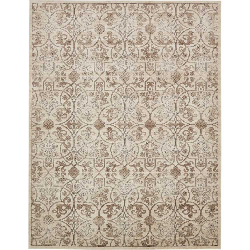 Rug Unique Loom Rushmore Tan Rectangular 10' 0 x 13' 0