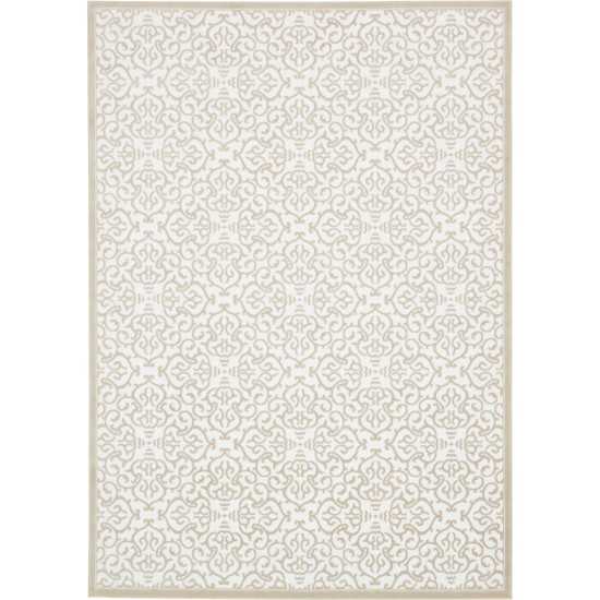 Rug Unique Loom Rushmore White Rectangular 8' 0 x 11' 6