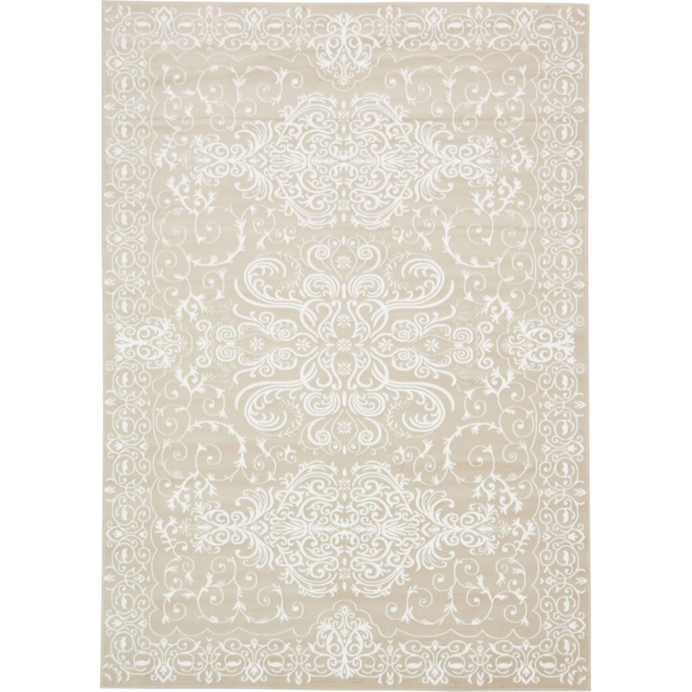 Rug Unique Loom Rushmore Tan Rectangular 8' 0 x 11' 6
