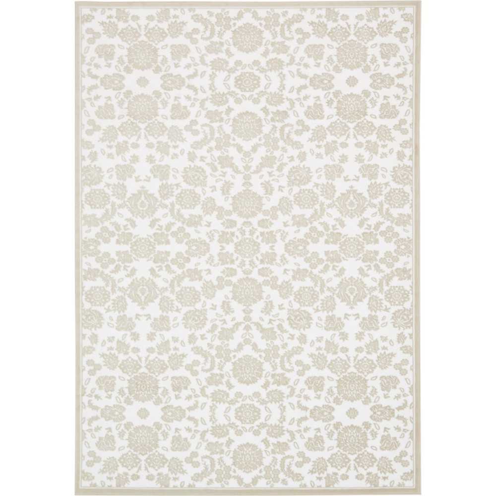 Rug Unique Loom Rushmore Snow White Rectangular 7' 0 x 10' 0