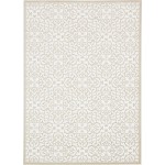 Rug Unique Loom Rushmore White Rectangular 7' 0 x 10' 0