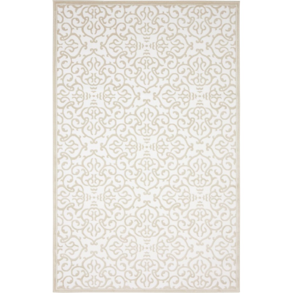 Rug Unique Loom Rushmore White Rectangular 5' 0 x 8' 0 Rug Unique Loom Rushmore White Rectangular 5' 0 x 8' 0