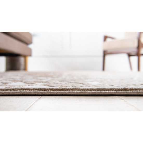Rug Unique Loom Rushmore Tan Rectangular 5' 0 x 8' 0