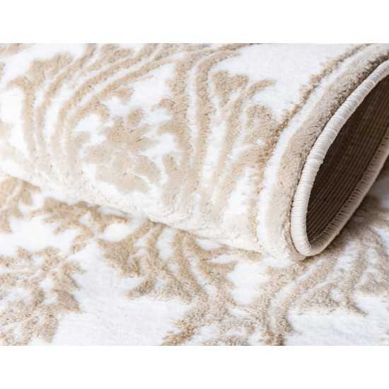 Rug Unique Loom Rushmore Tan Rectangular 5' 0 x 8' 0