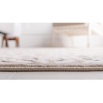 Rug Unique Loom Rushmore White Rectangular 4' 0 x 6' 0