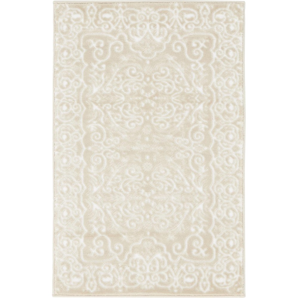 Rug Unique Loom Rushmore Tan Rectangular 2' 0 x 3' 0 Rug Unique Loom Rushmore Tan Rectangular 2' 0 x 3' 0