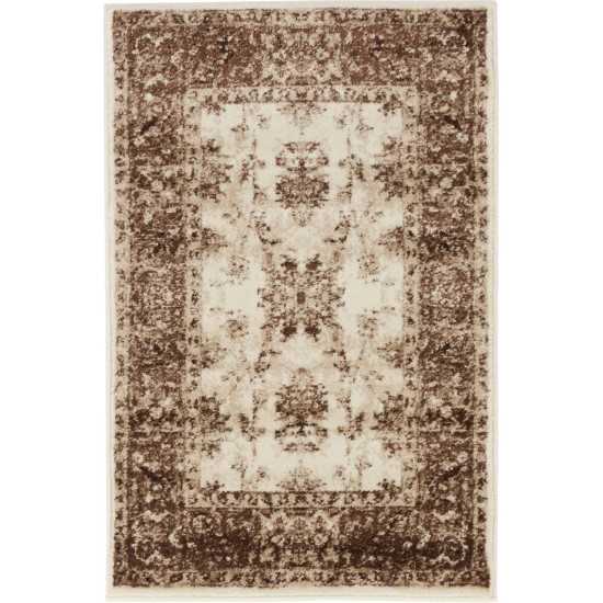 Rug Unique Loom Rushmore Chocolate Brown Rectangular 2' 0 x 3' 0