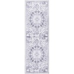 Rug Unique Loom Renaissance Light Gray Runner 2' 0 x 6' 0