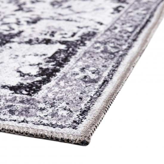 Rug Unique Loom Renaissance Light Gray Runner 2' 0 x 6' 0