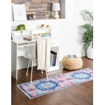 Rug Unique Loom Renaissance Blue Runner 2' 0 x 6' 0