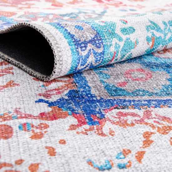 Rug Unique Loom Renaissance Blue Runner 2' 0 x 6' 0