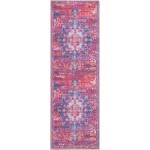 Rug Unique Loom Renaissance Fuchsia Runner 2' 0 x 6' 0