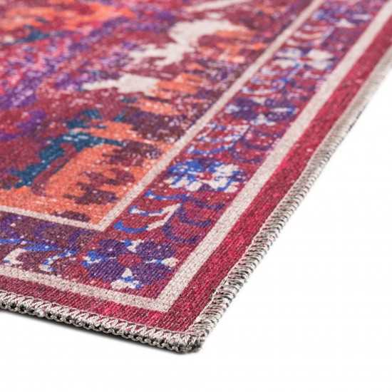 Rug Unique Loom Renaissance Fuchsia Runner 2' 0 x 6' 0