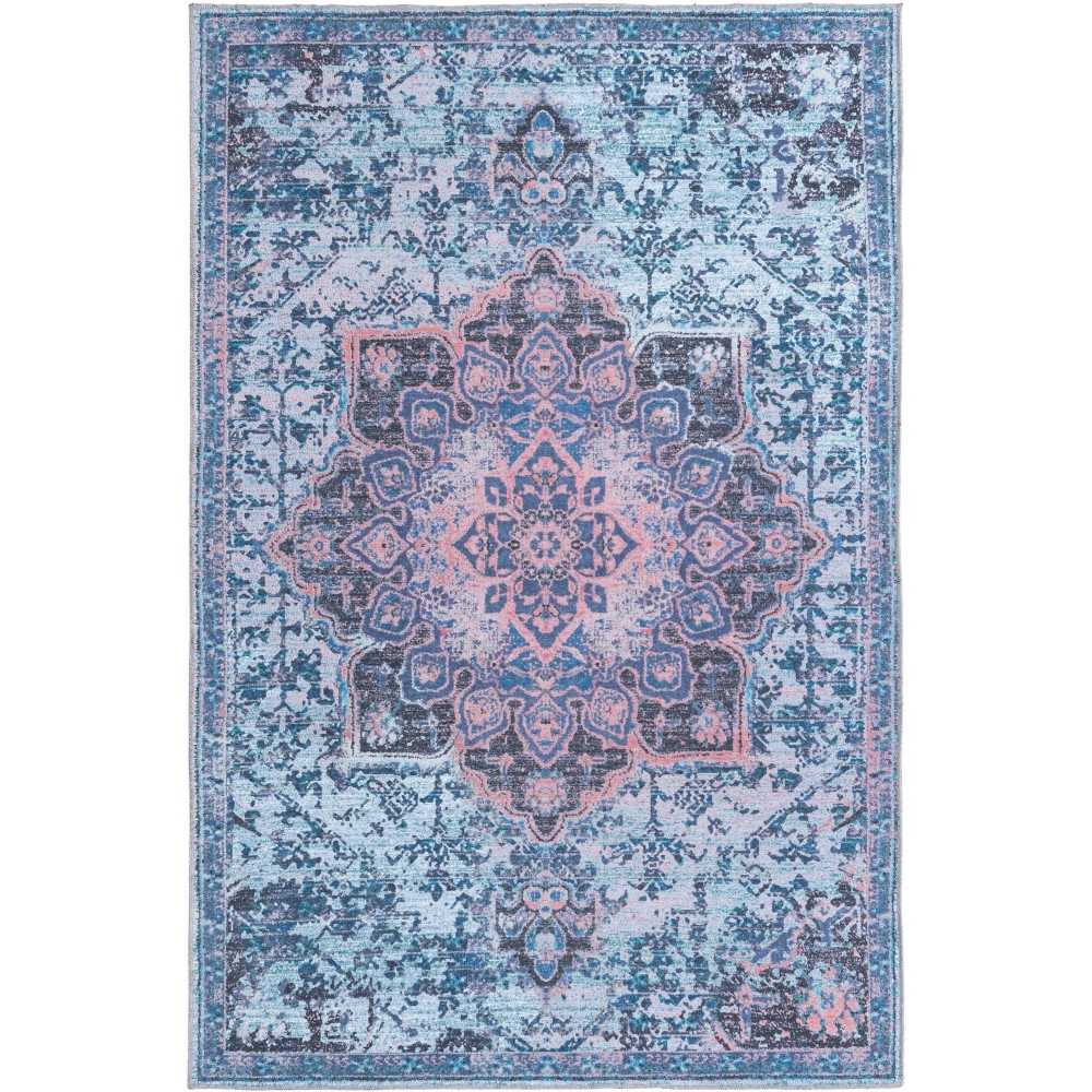 Rug Unique Loom Renaissance Light Blue Rectangular 5' 3 x 8' 0