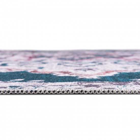 Rug Unique Loom Renaissance Teal Rectangular 5' 3 x 8' 0