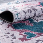 Rug Unique Loom Renaissance Teal Rectangular 5' 3 x 8' 0