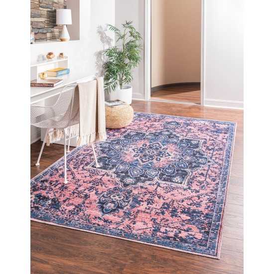 Rug Unique Loom Renaissance Pink Rectangular 3' 11 x 6' 0