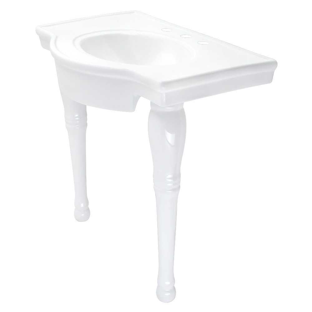 Fauceture Templeton 31" x 22" Ceramic Console Sink, White