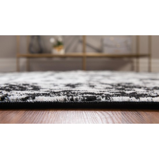 Rug Unique Loom Portland White Oval 3' 0 x 5' 0