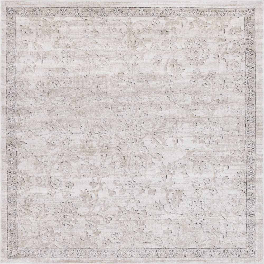 Rug Unique Loom Portland Ivory Square 8' 0 x 8' 0 Rug Unique Loom Portland Ivory Square 8' 0 x 8' 0