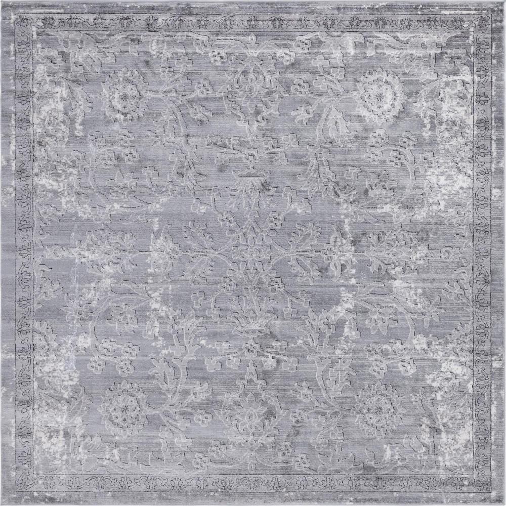 Rug Unique Loom Portland Gray Square 8' 0 x 8' 0 Rug Unique Loom Portland Gray Square 8' 0 x 8' 0