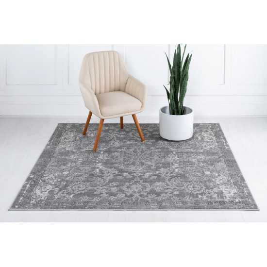 Rug Unique Loom Portland Gray Square 8' 0 x 8' 0