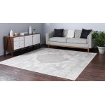 Rug Unique Loom Portland Ivory Square 8' 0 x 8' 0