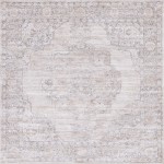 Rug Unique Loom Portland Beige Square 8' 0 x 8' 0