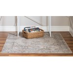 Rug Unique Loom Portland Beige Square 8' 0 x 8' 0