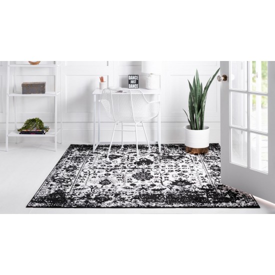 Rug Unique Loom Portland White Square 8' 0 x 8' 0