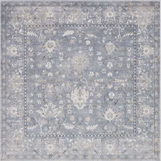 Rug Unique Loom Portland Gray Square 8' 0 x 8' 0