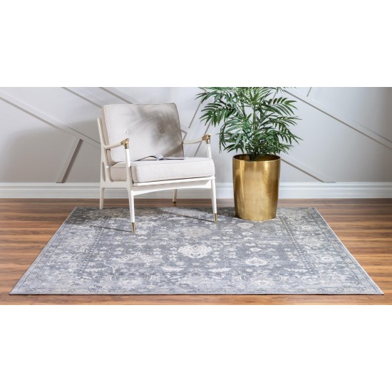 Rug Unique Loom Portland Gray Square 8' 0 x 8' 0