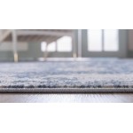 Rug Unique Loom Portland Blue Square 8' 0 x 8' 0