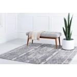 Rug Unique Loom Portland Gray Square 8' 0 x 8' 0