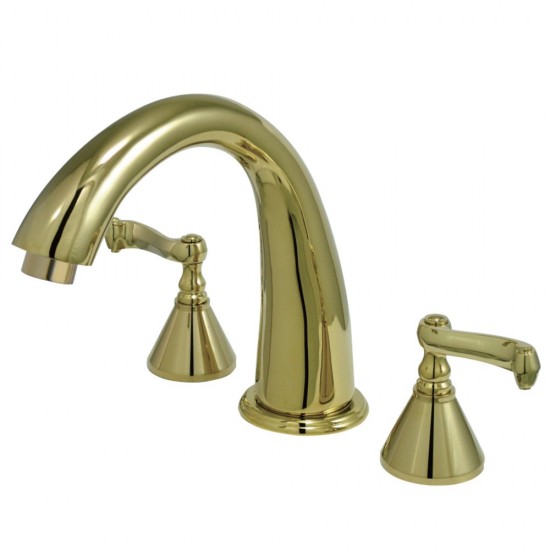 Kingston Brass Roman Tub Faucet, Polished Brass