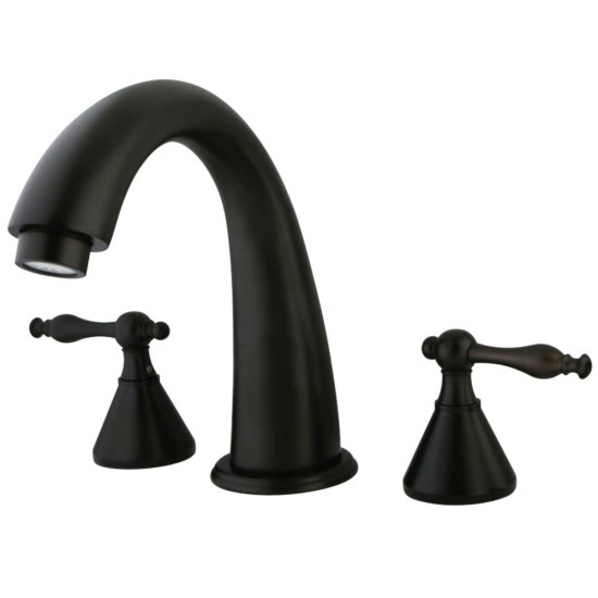 Kingston Brass Naples Roman Tub Faucet, Oil Rubbed Bronze