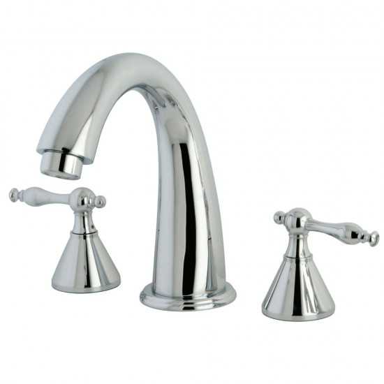 Kingston Brass Naples Roman Tub Faucet, Polished Chrome