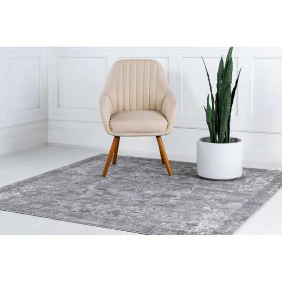 Rug Unique Loom Portland Gray Square 6' 0 x 6' 0