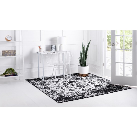 Rug Unique Loom Portland White Square 6' 0 x 6' 0