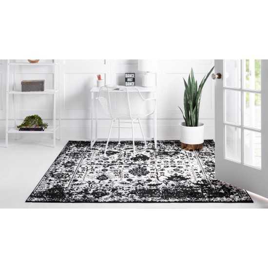 Rug Unique Loom Portland White Square 6' 0 x 6' 0