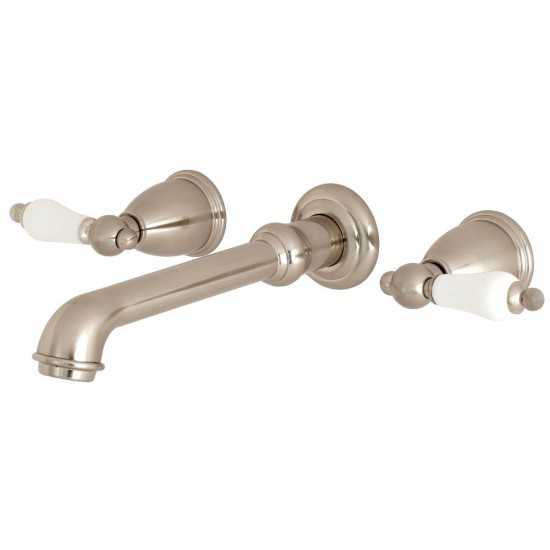 Kingston Brass English Vintage Wall Mount Roman Tub Faucet, Brushed Nickel