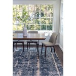 Rug Unique Loom Portland Blue Square 6' 0 x 6' 0