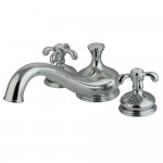 Kingston Brass French Country Roman Tub Faucet, Polished Chrome