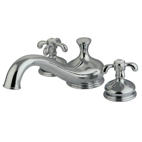 Kingston Brass  French Country Roman Tub Faucet, Polished Chrome